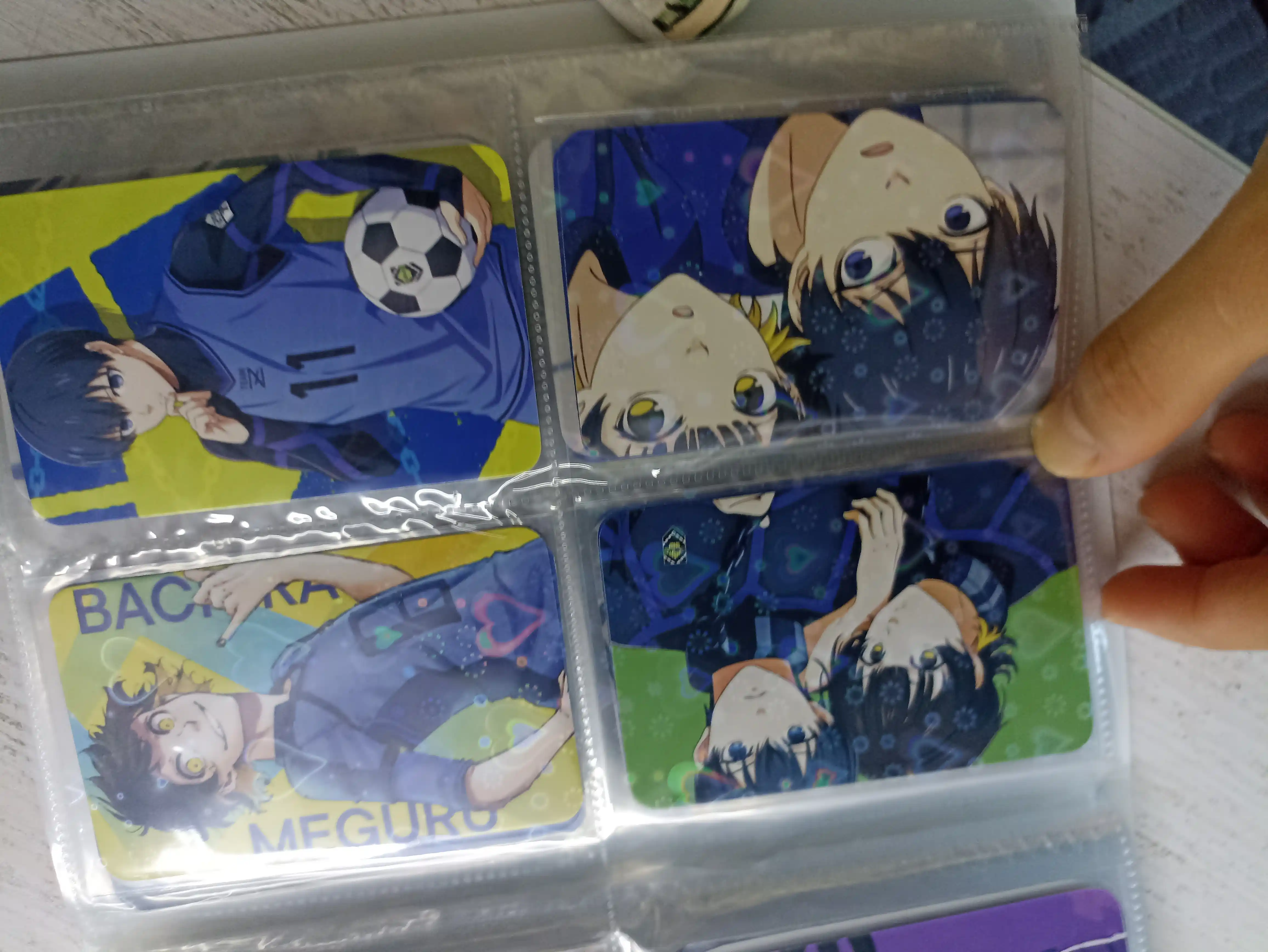Anime Lomo kartalari to'plami bir parcha, sehrli jang, jin o'ldiruvchi pichoq, monolog