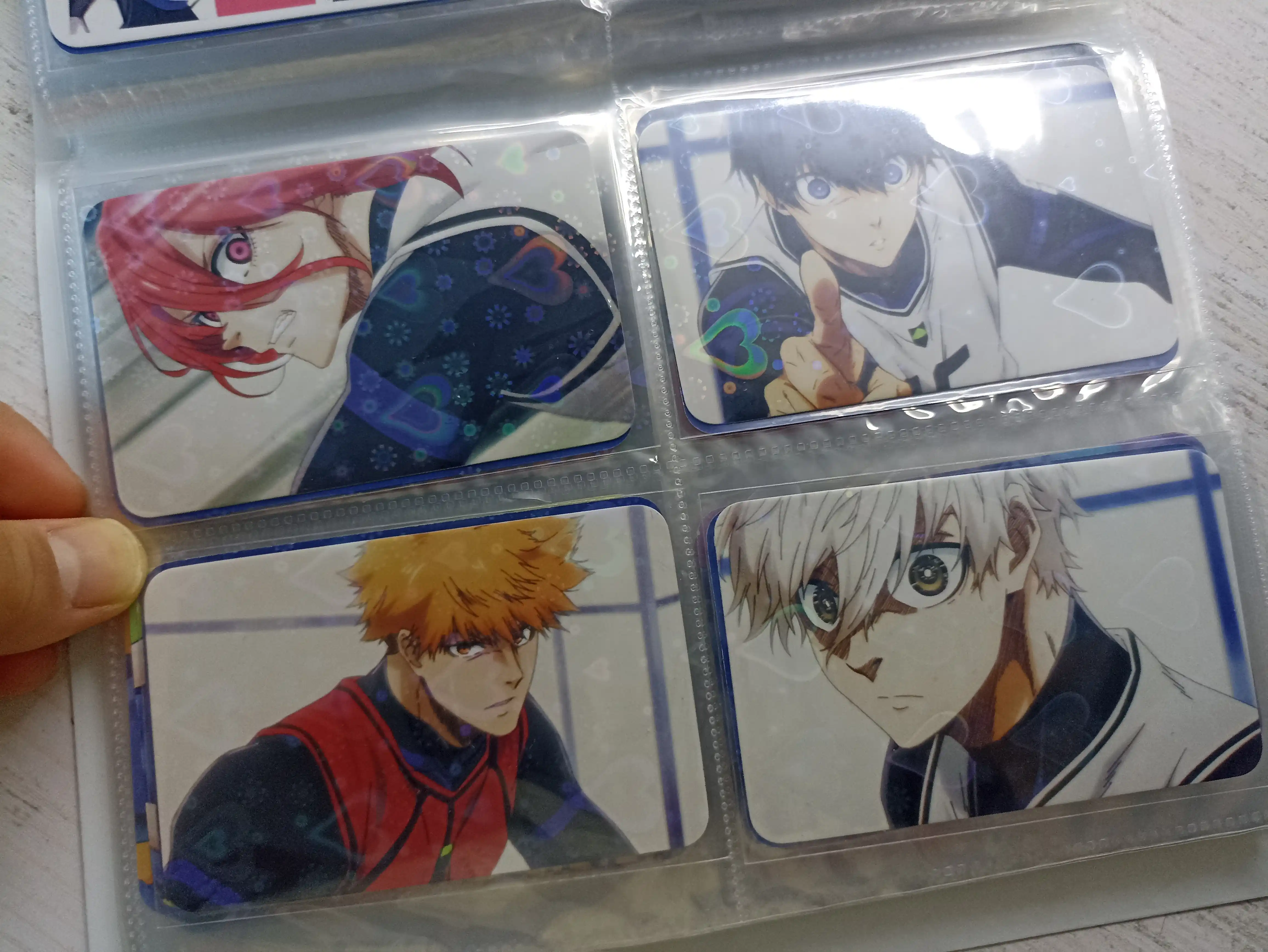 Anime Lomo kartalari to'plami bir parcha, sehrli jang, jin o'ldiruvchi pichoq, monolog