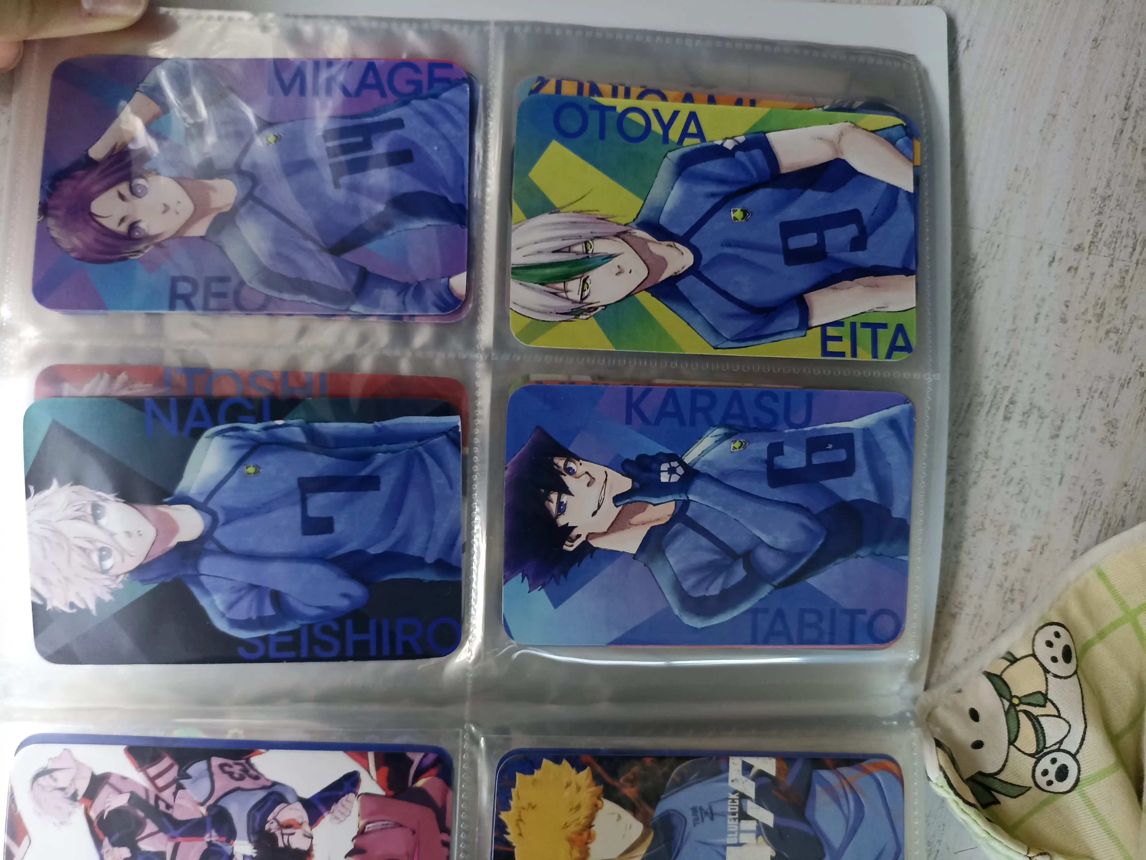 Anime Lomo kartalari to'plami bir parcha, sehrli jang, jin o'ldiruvchi pichoq, monolog