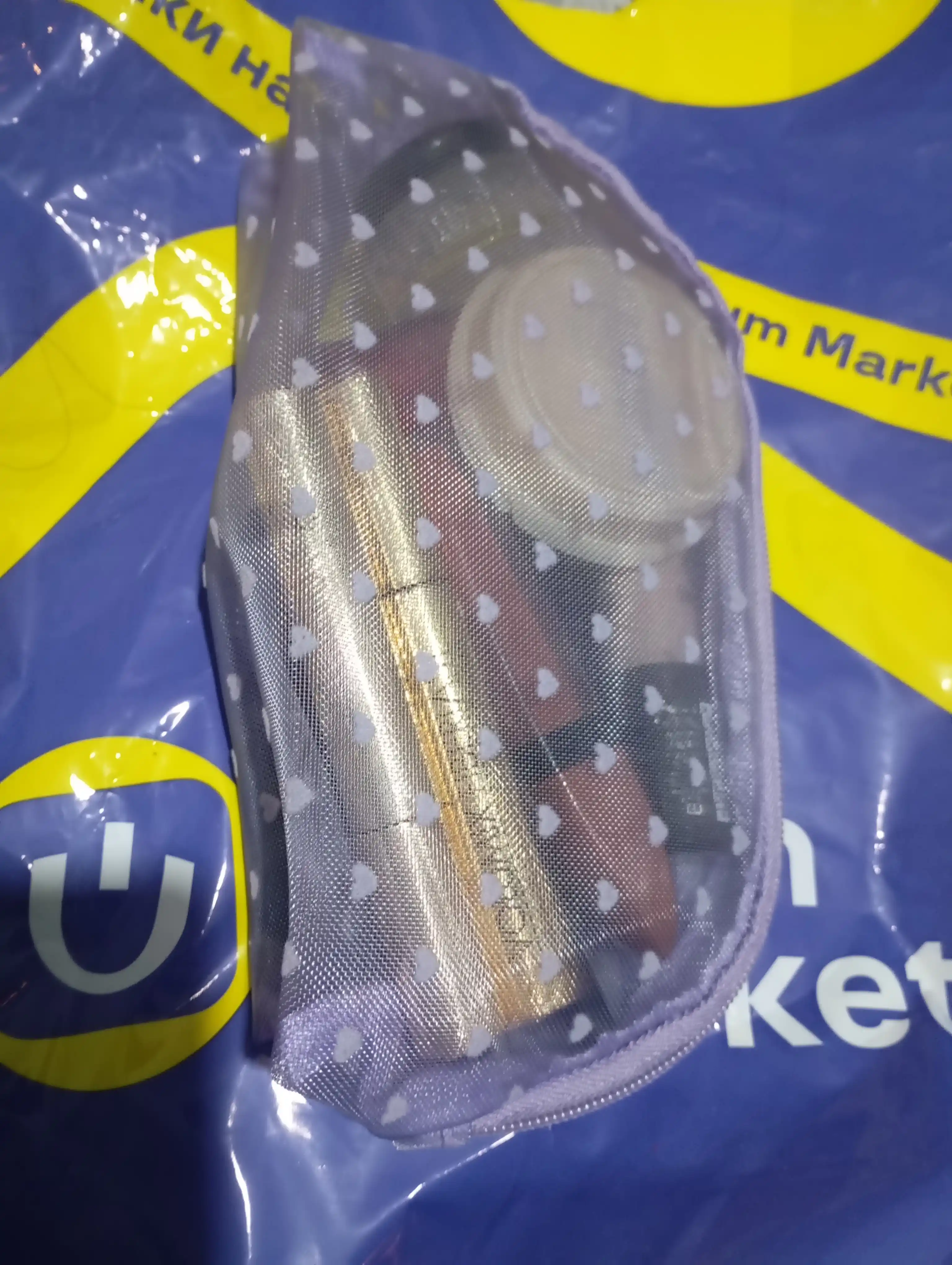 Kosmetik sumka ayollar uchun, ixcham