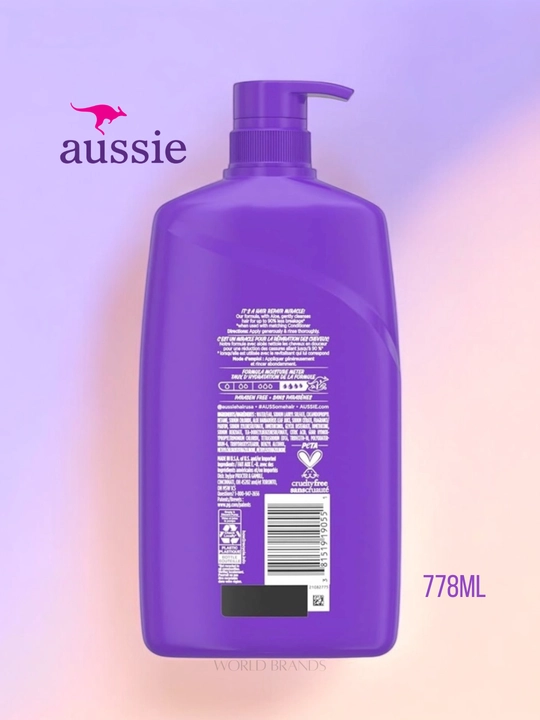 Aussie shampun, 778 ml – soch parvarishi uchun, AQSh mahsuloti