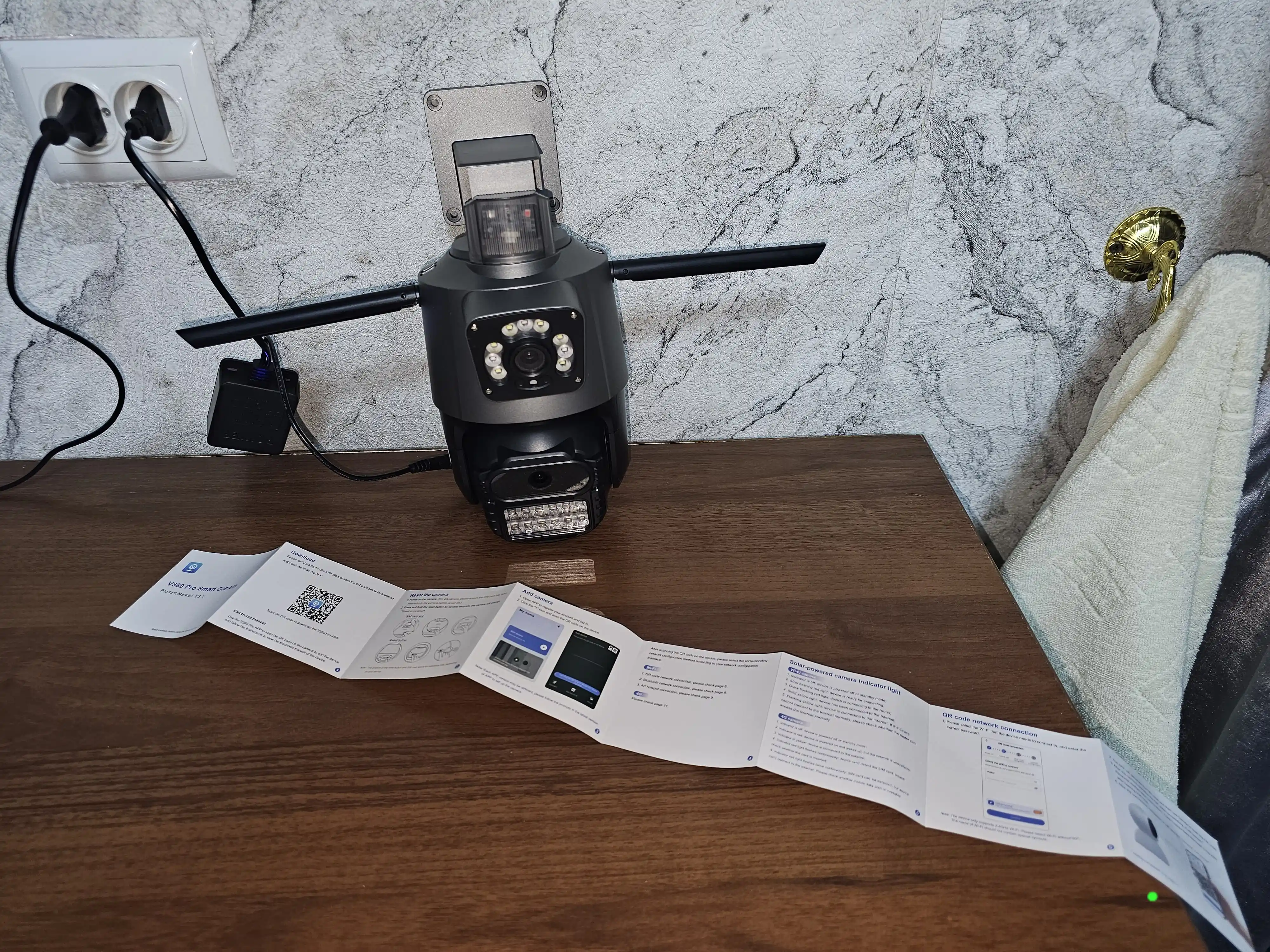 Kuzatuv kamerasi V 380 pro programmada ishlaydi