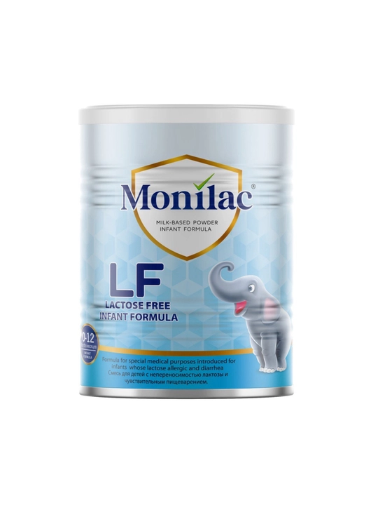 Monilac LF laktozasiz bolalar aralashmasi, 0–12 oy, maxsus formulа