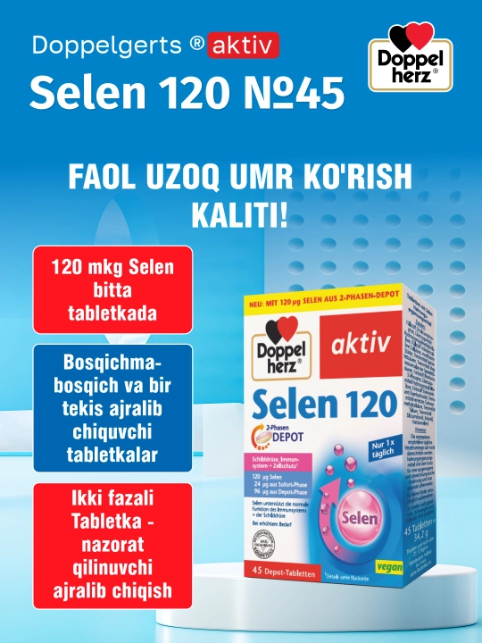 Doppelgerts aktiv Selen 120 - 