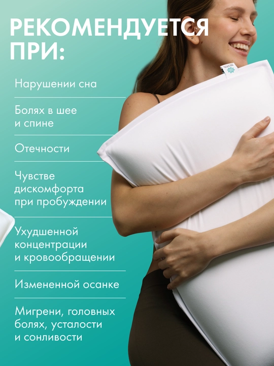 Подушка ортопедическая для сна, с эффектом памяти, анатомическая форма