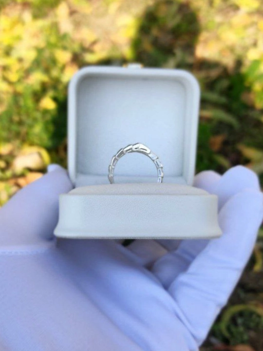 Серебряные кольца, серебро 925 пробы, (в форме змеи)