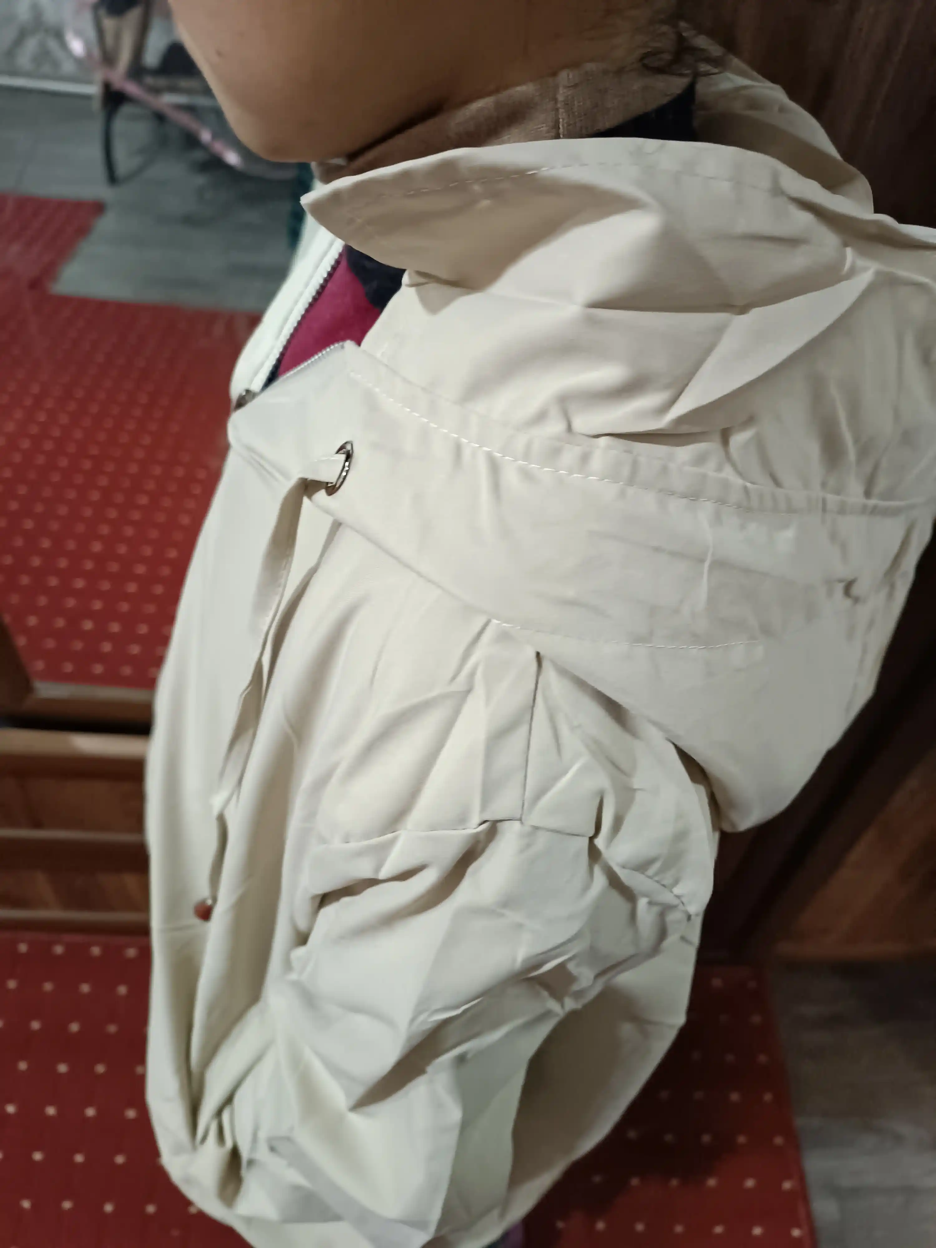 Kurtka ayollar astarli uzun, kapyushonli zamokli issiq vetrovka, tolstovka - EllyFashion