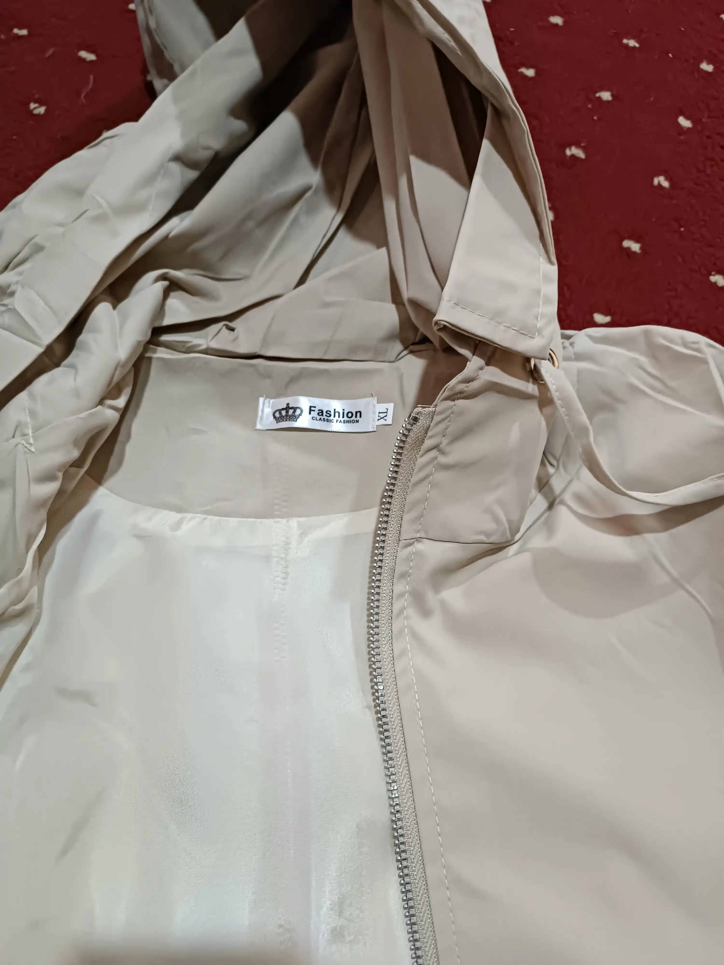Kurtka ayollar astarli uzun, kapyushonli zamokli issiq vetrovka, tolstovka - EllyFashion