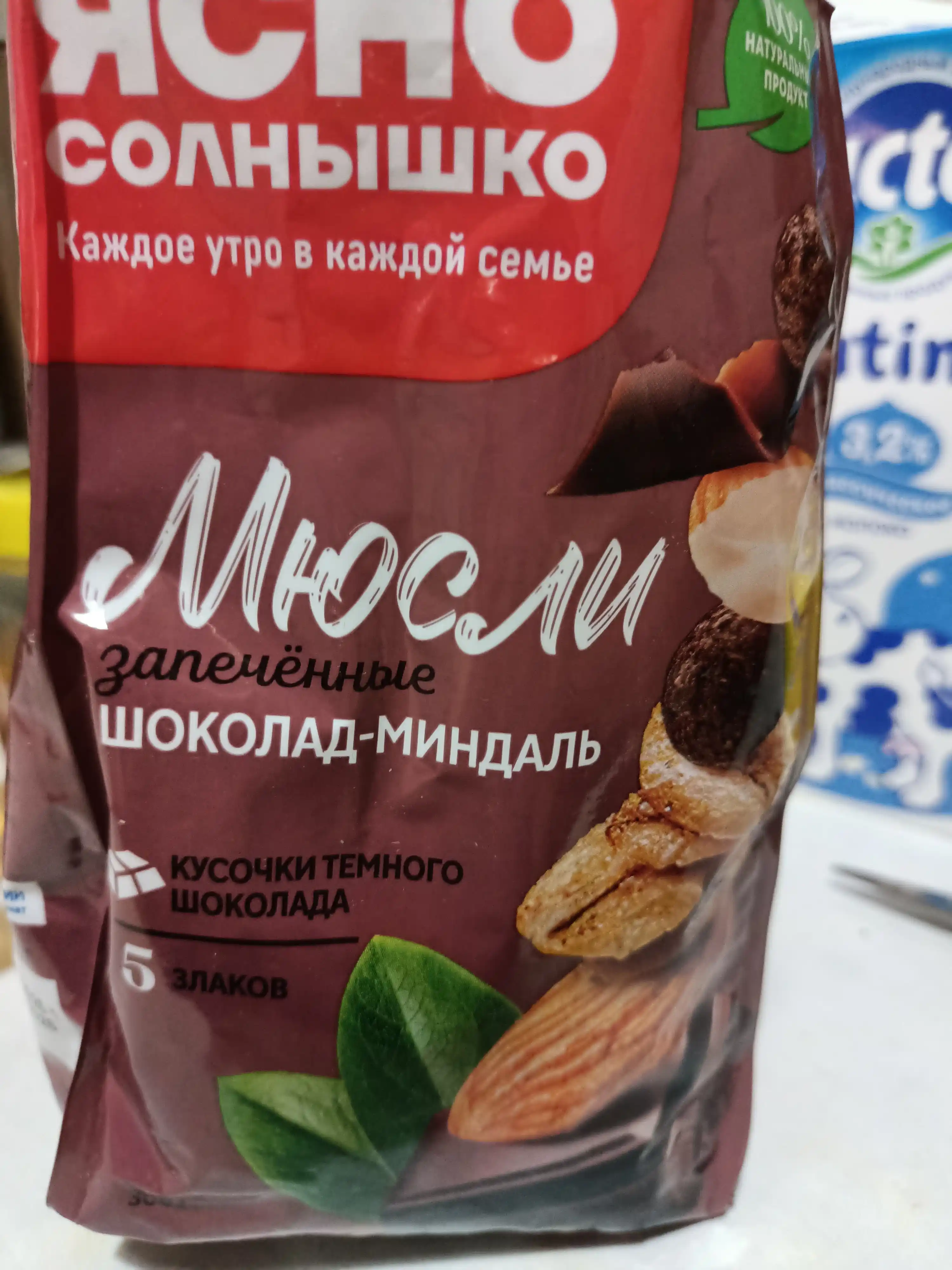 Мюсли Ясно Солнышко, шоколад-миндаль, 300 г