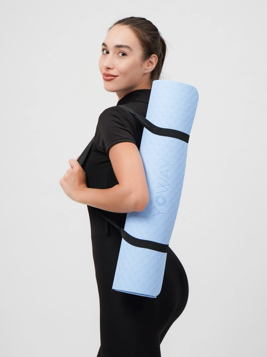 Yoga va fitnes uchun yengil gilamcha, TPE materiali