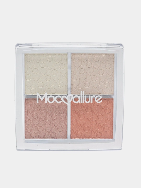 Yuz uchun xaylayter Moccalure yorqin ranglar palitrasi 4 ta ranglik, Maccalure, 14.8 gr