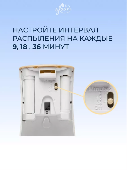 Glade Automatic havo tozalagichi, Yangi kiyim hidi, 269 ml