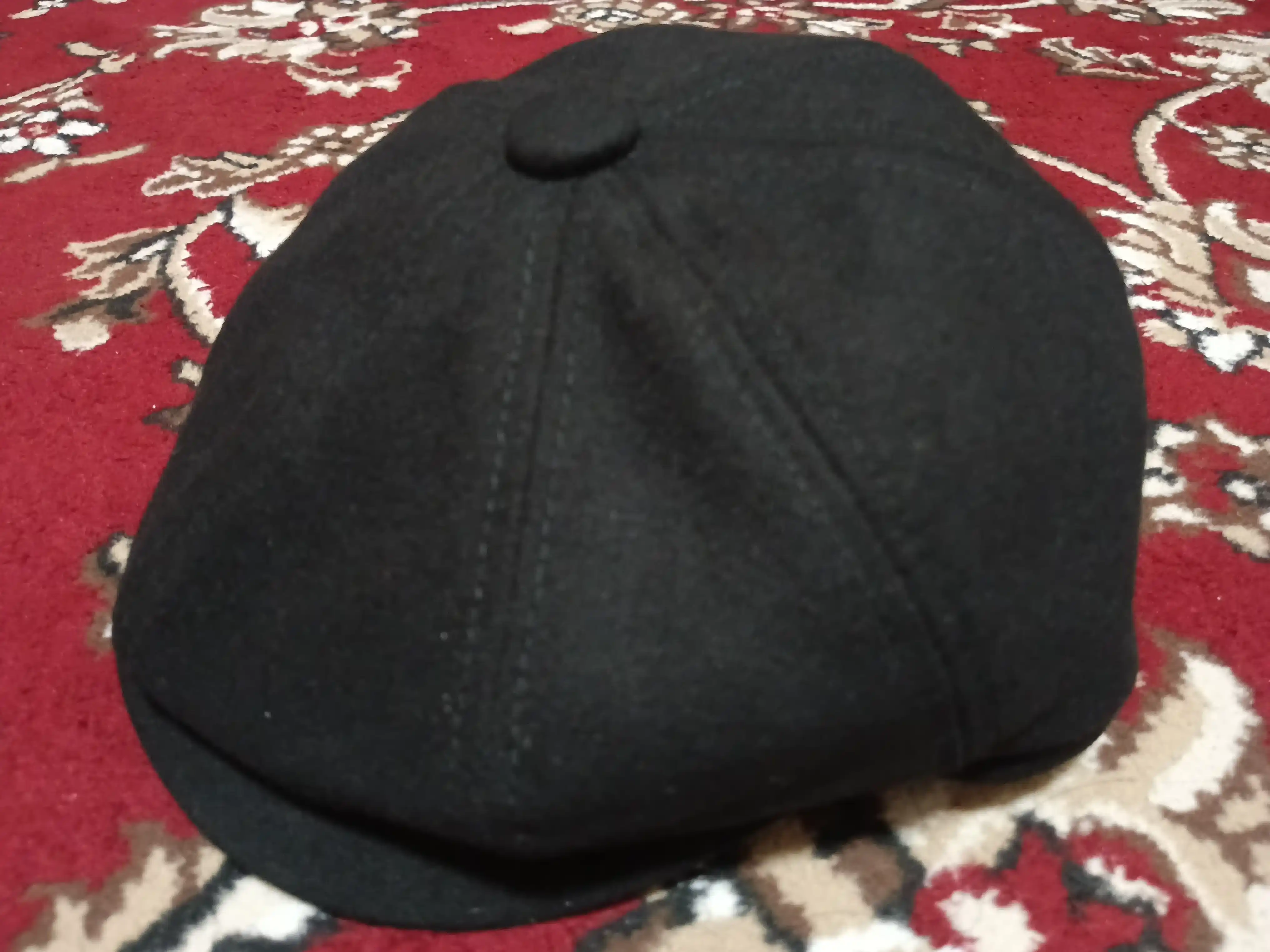 Erkaklar kepkasi, furajka, drapdan, kuz-qish-bahor uchun, bosh kiyim