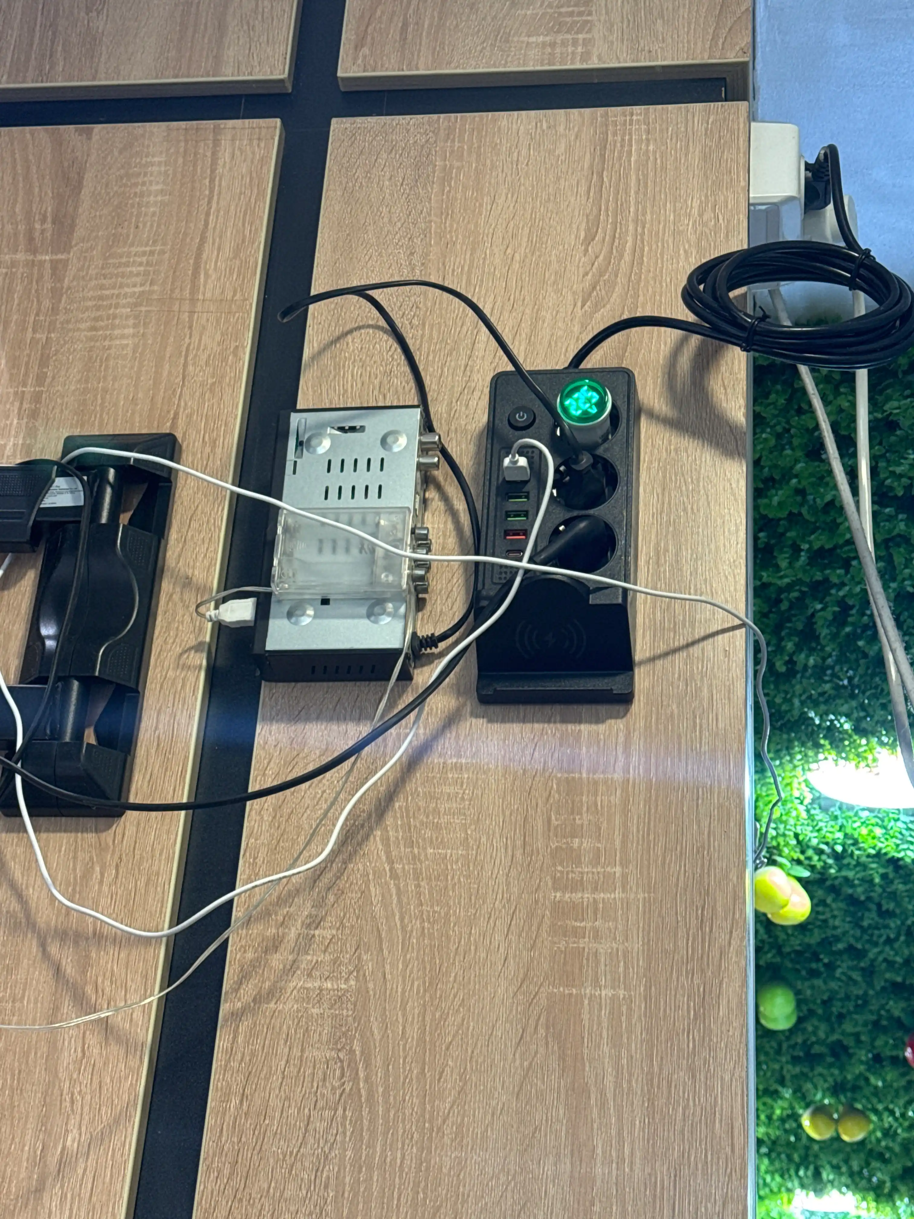 Сетевой фильтр, 3 метра, удлинитель с заземлением, USB и Type-C портами