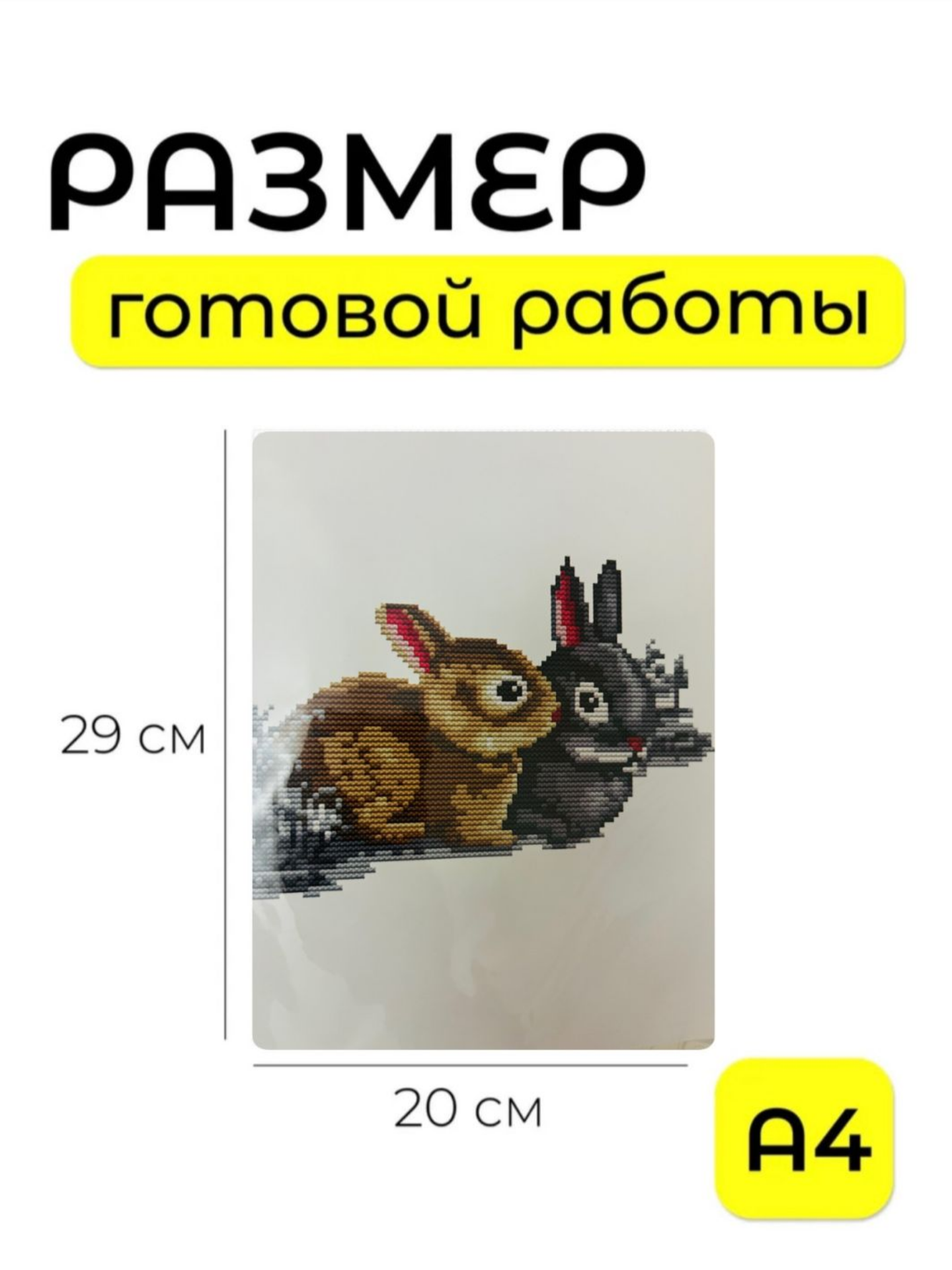 20 × 29 sm kashtado'zlik rasmi