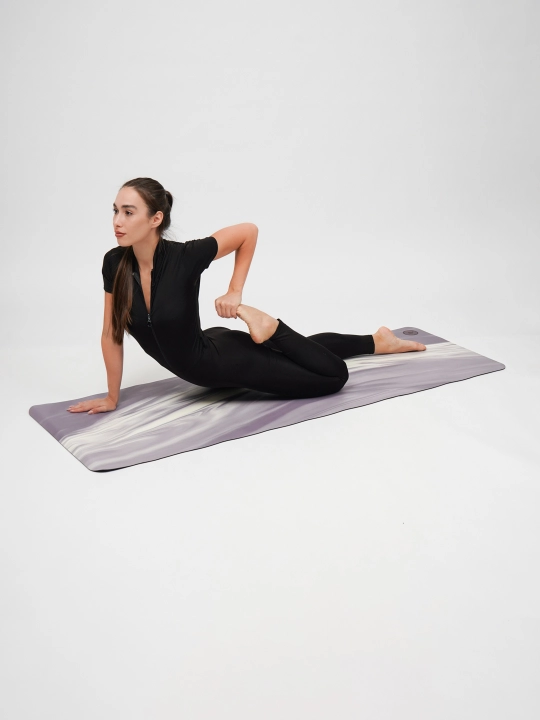 Коврик для йоги и пилатеса "Marble" с non-slip покрытием из полиуретана