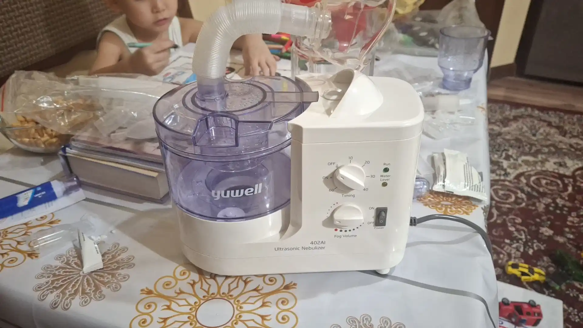 Ультразвуковой ингалятор/небулайзер Yuwell 402A - медицинский прибор для дыхательных путей