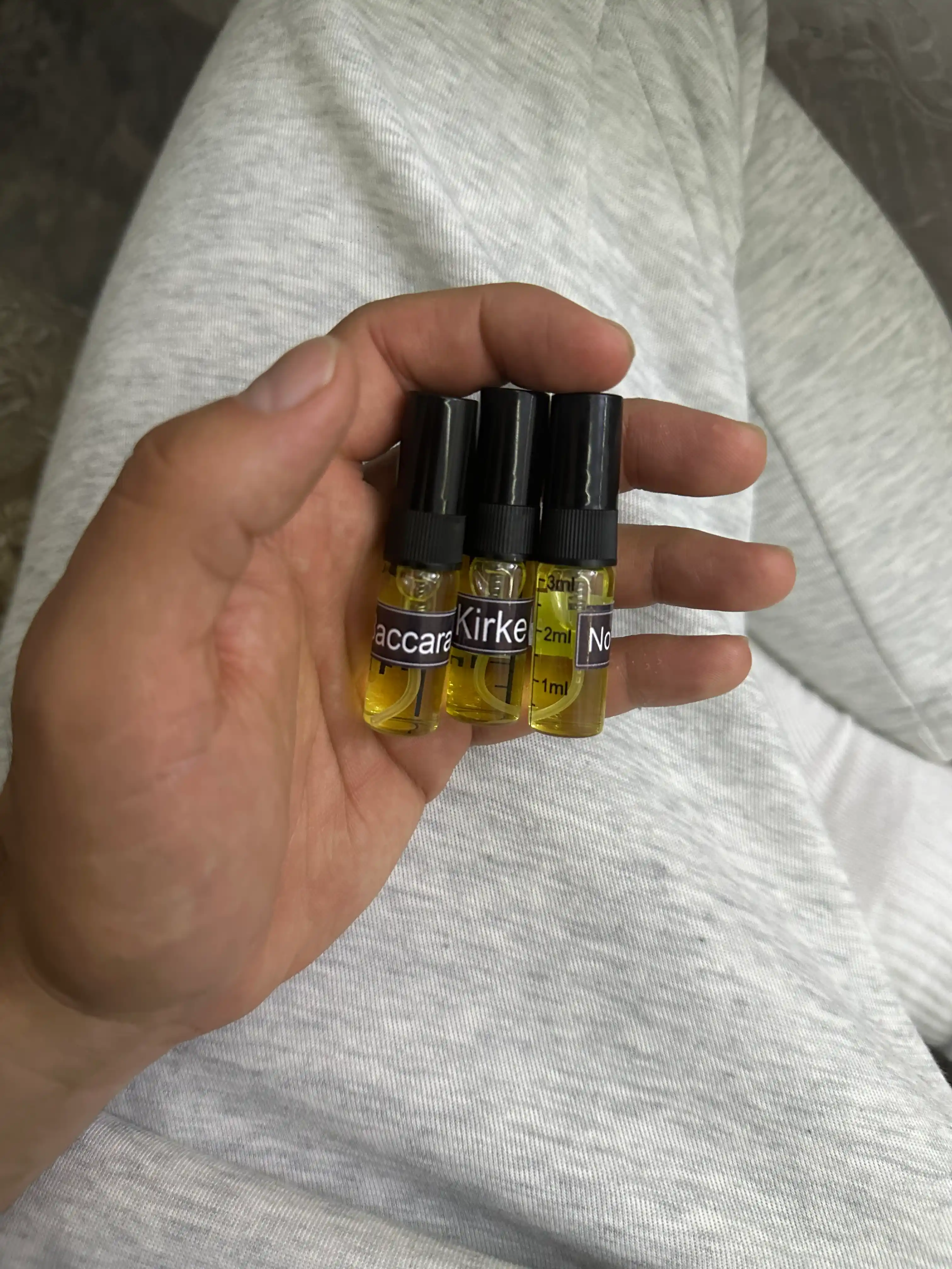 Ayollar atiri, Baccarat, Now Rave, Kirke, 1 ml, 3 ml, 5 ml, 10 ml, 20 ml