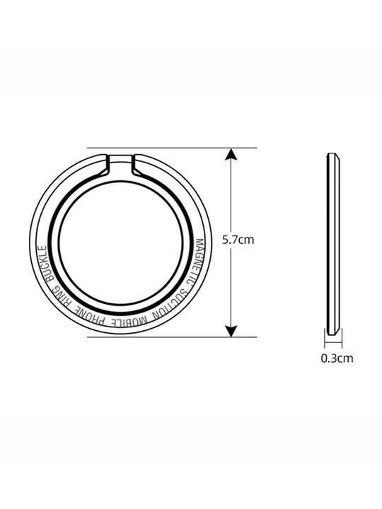 Magsafe, Telefon stend, Smartfon ushlagichi yig'iladigan Popsocket Smartfon Kumush