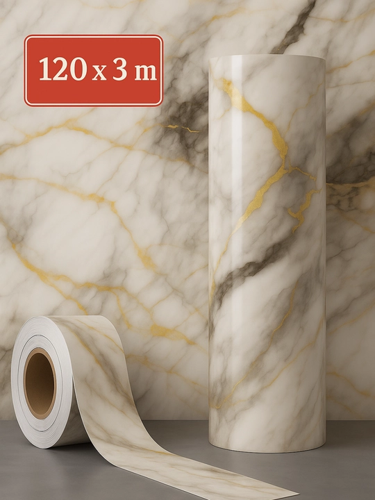 PVC marmar rulon – 3 metr uzunlikdagi, 120 sm kenglikdagi