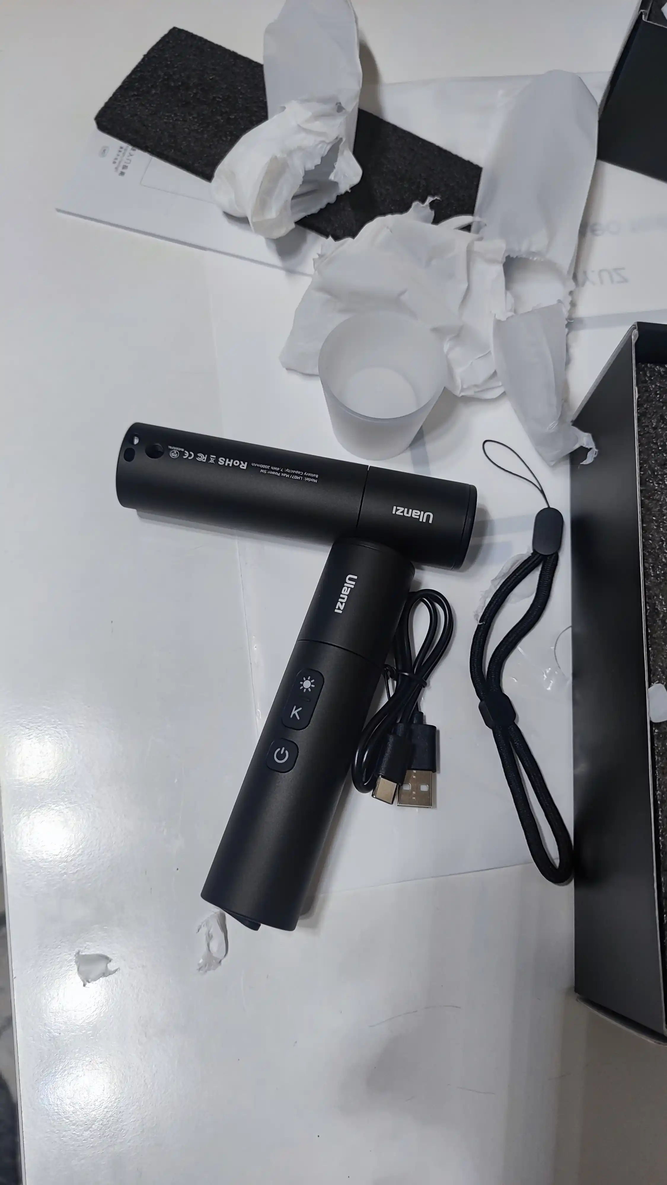 Проектор ULANZI LED — портативный, 3 режима света, с USB зарядкой