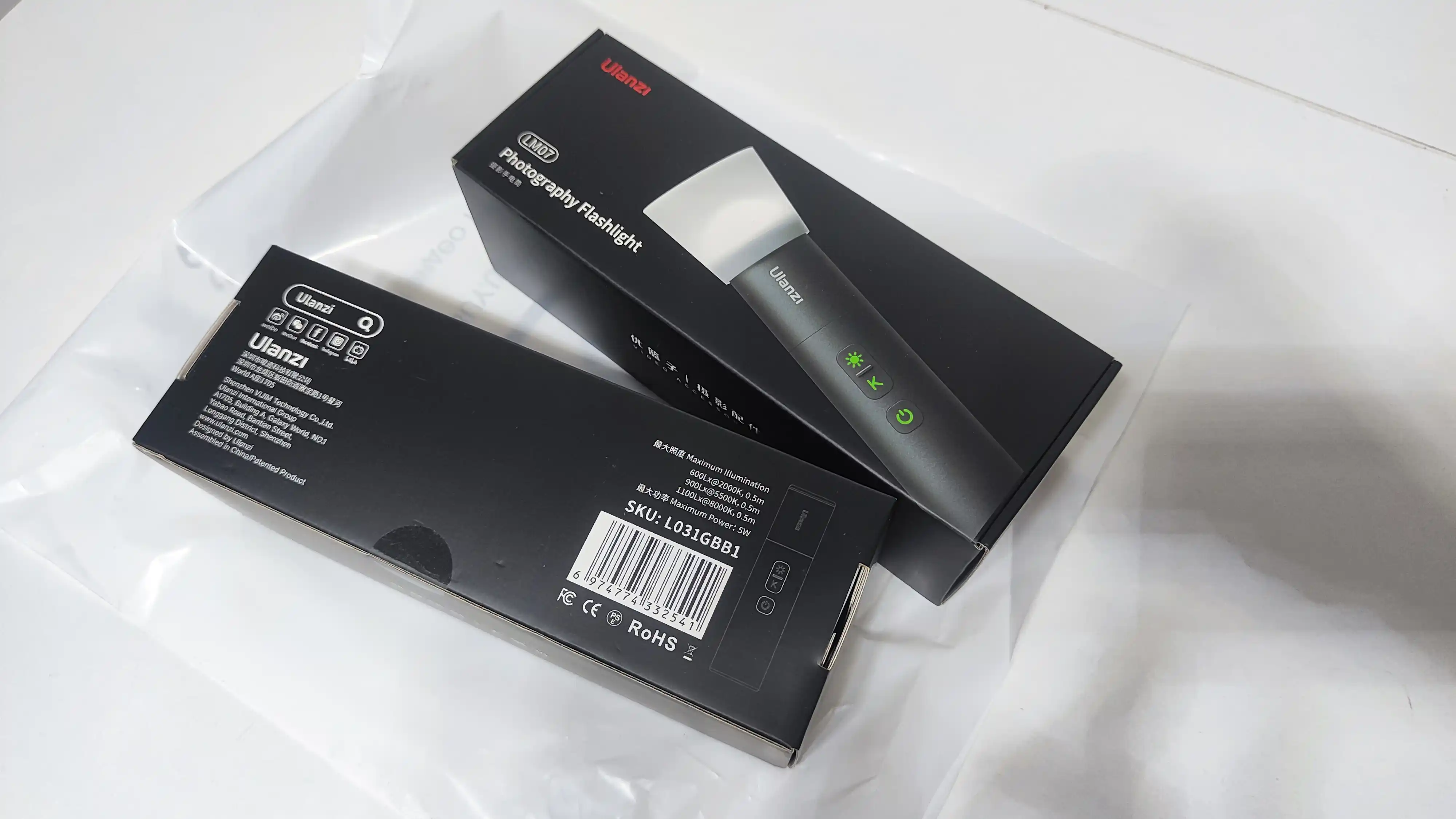 Проектор ULANZI LED — портативный, 3 режима света, с USB зарядкой