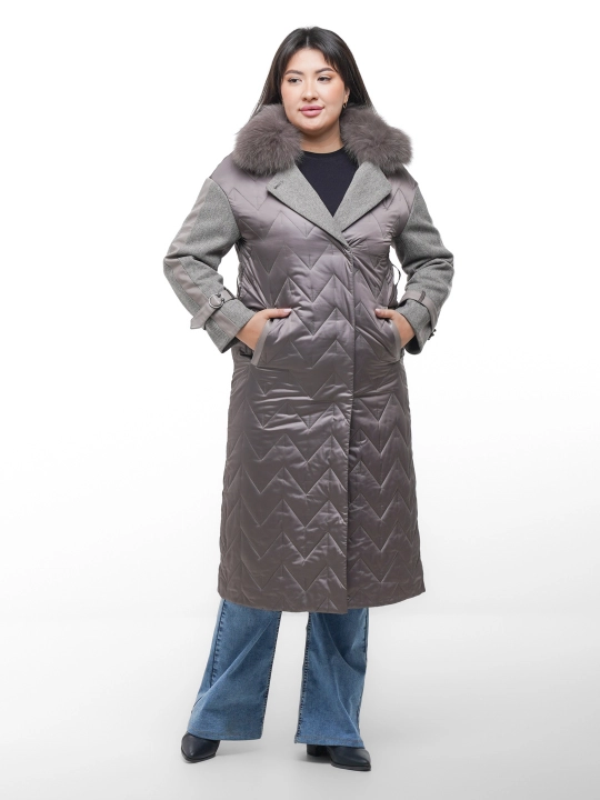 Женские куртки, пальто, натуральный мех, 1.2 м