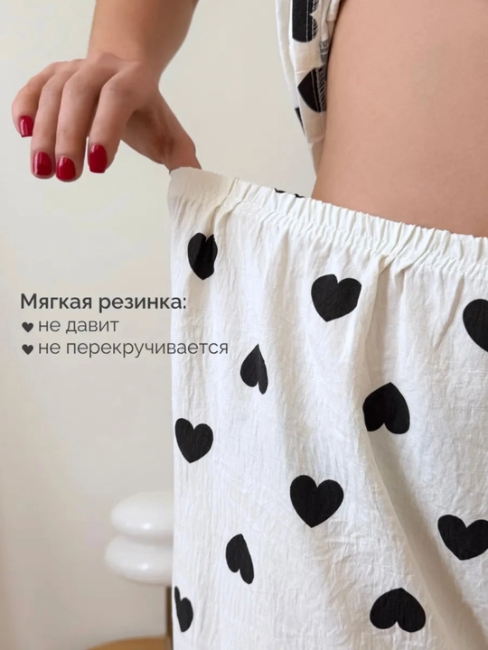 Uy paxta pijamasi va shortigi, 3 tasi 1 da