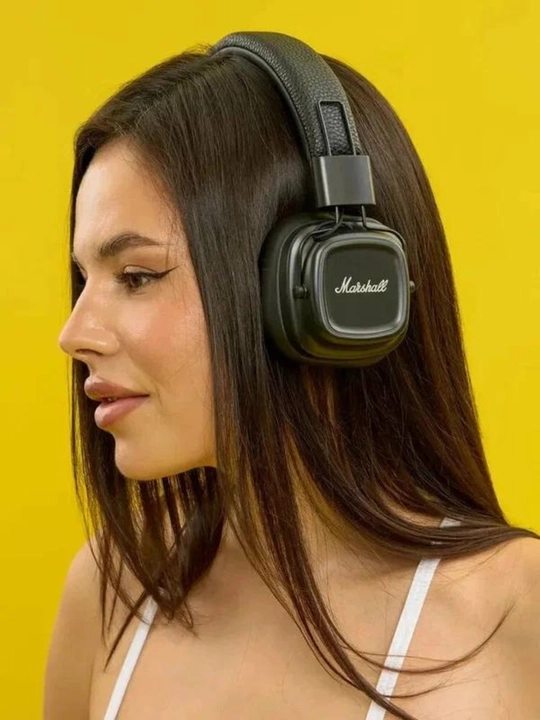 Marshall MAJOR IV Mikrofonli simsiz naushniklar, qora
