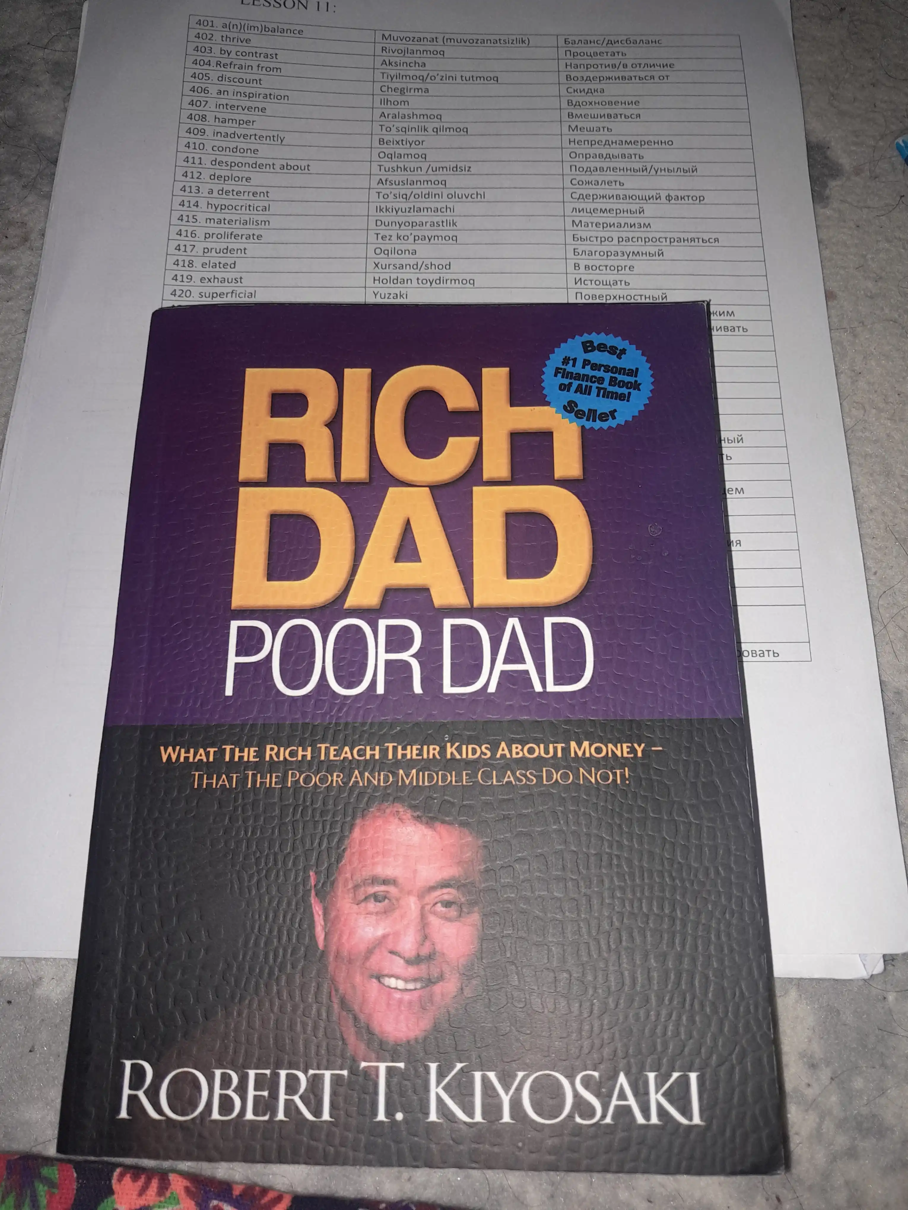 Rich Dad Poor Dad, Robert T.Kiyosaki