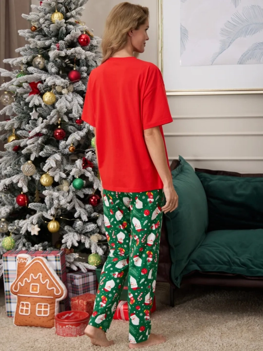 Ayollar uchun pijama yangi yilga, paxta NEO