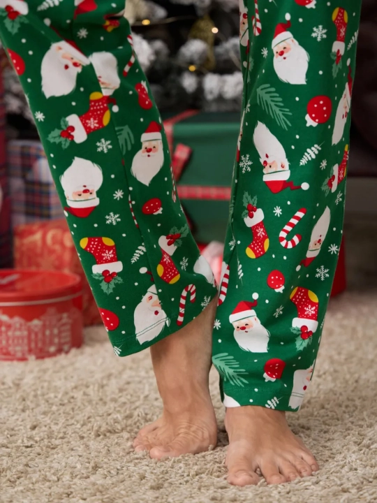 Ayollar uchun pijama yangi yilga, paxta NEO