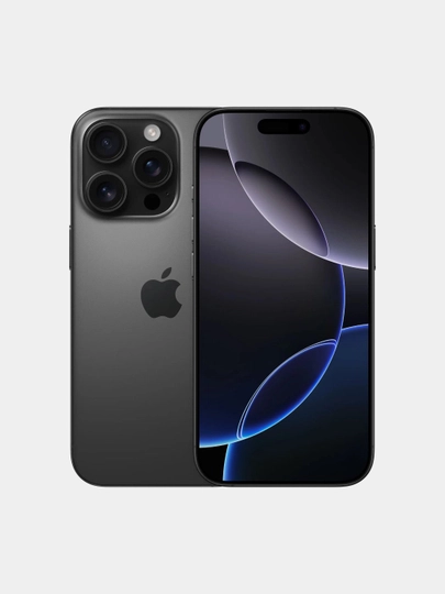 Смартфон Apple iPhone 16 Pro — 128 ГБ / 256 ГБ, Dual-SIM — TELBOZO-IPHONE16PRO-ЧЕРН-128gb