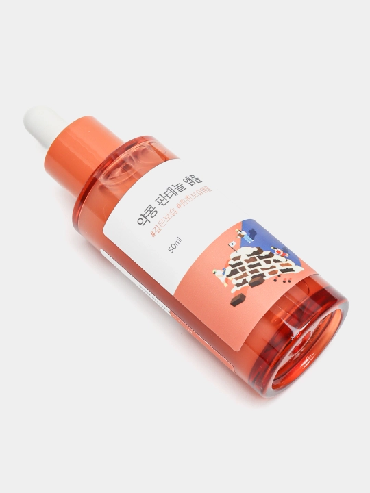 Qarishga qarshi, tiklovchi zardob, Round Lab, Soybean Panthenol Ampoule, 50 ml