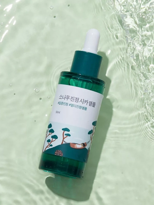 Yuz uchun zardob, Round Lab, Camellia deep collagen, cica, vitamin c, 30 ml