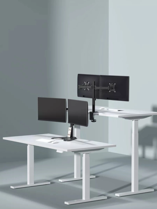 Кронштейн для двух мониторов, настольный, тип FL-dm001db, 13"-32"