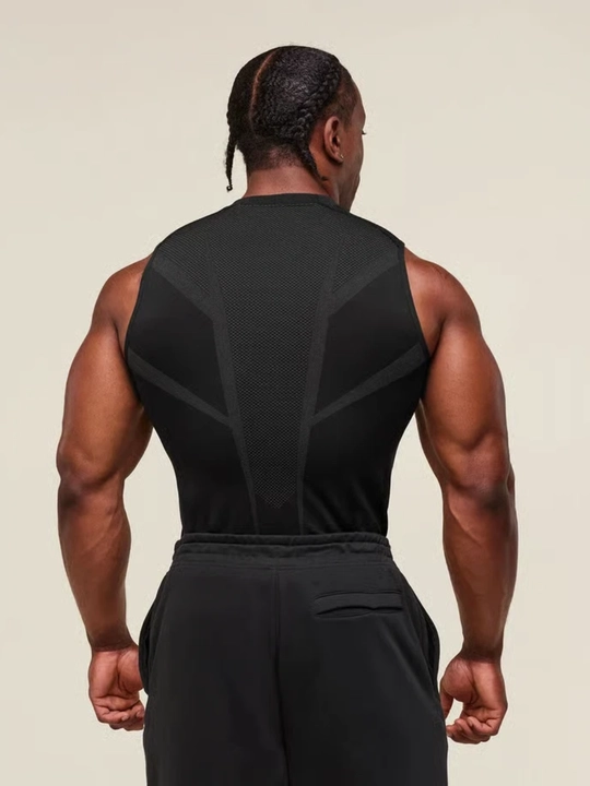 Erkaklar uchun mayka Gymshark, kompression, sport, elastik, tez quriydigan, fitnes uchun