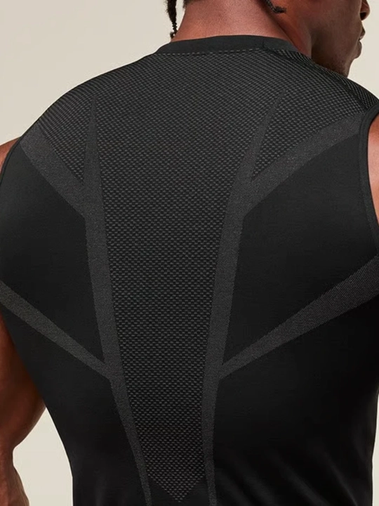 Erkaklar uchun mayka Gymshark, kompression, sport, elastik, tez quriydigan, fitnes uchun