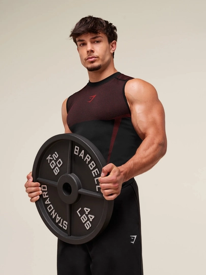 Erkaklar uchun mayka Gymshark, kompression, sport, elastik, tez quriydigan, fitnes uchun