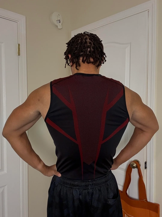 Erkaklar uchun mayka Gymshark, kompression, sport, elastik, tez quriydigan, fitnes uchun