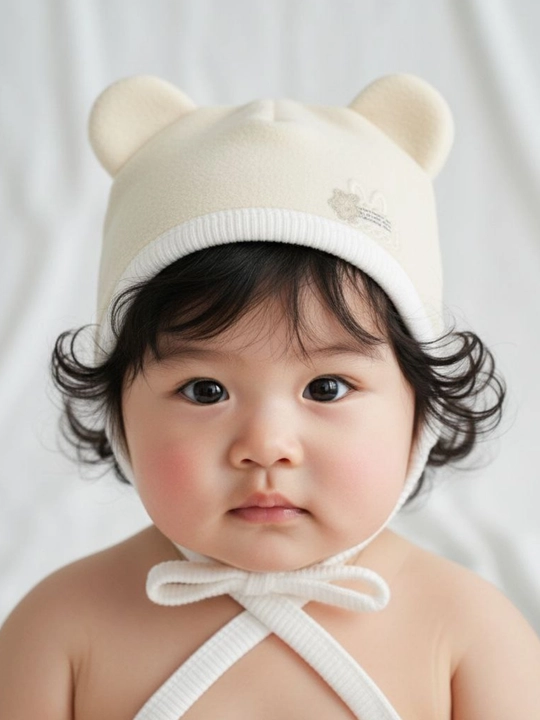 Yangi tug'ilgan chaqaloq uchun qishki chepchik 0-9 oy 