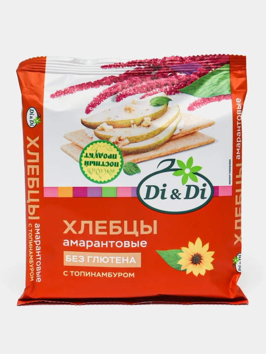 Хлебцы амарантовые Di&Di, с топинамбуром, 100 г * * - 