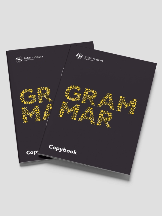 INTER NATION Grammar Copybook A4 daftar, 48 bet, katakli, zich melovka muqovali - 