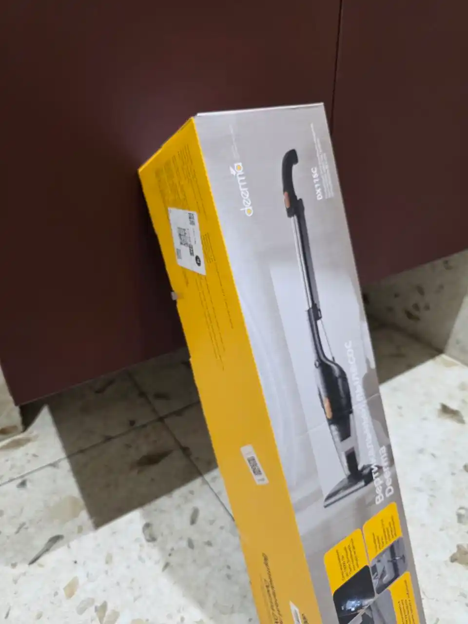 Вертикальный ручной пылесос Xiaomi Deerma DX, проводной, с насадками в комплекте, мощный
