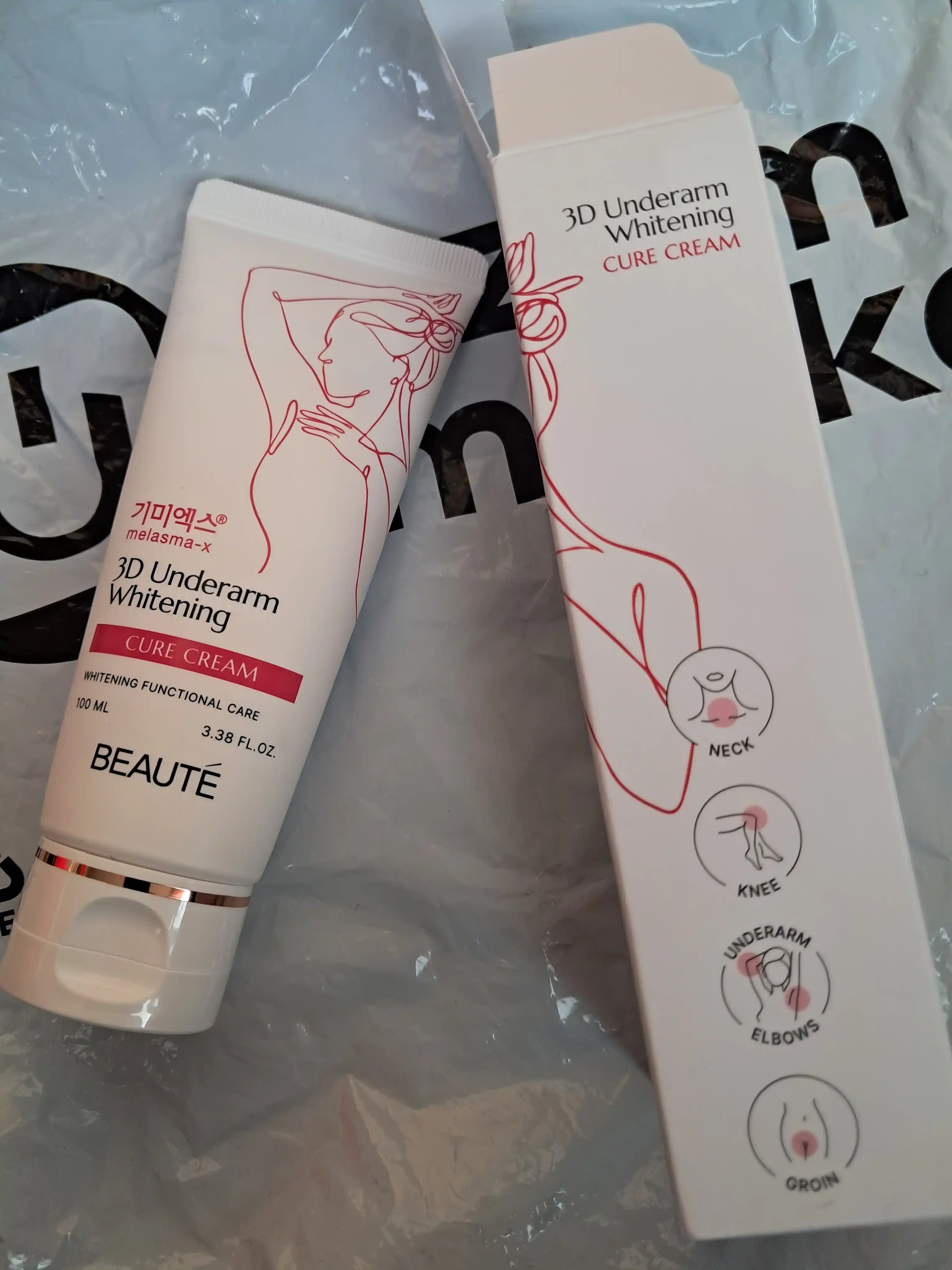 Qo'ltiq osti terisini oqartiruvchi krem, Beaute 3D, 100 ml
