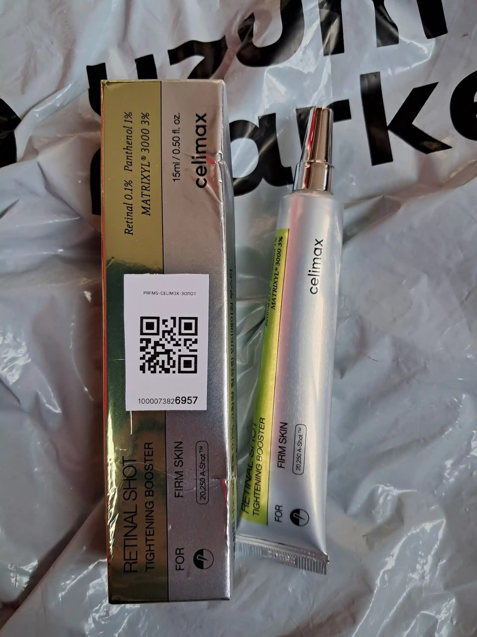 Celimax Retinol Shot лифтинг-бустер и сыворотка, c ретинолом и микроиглами