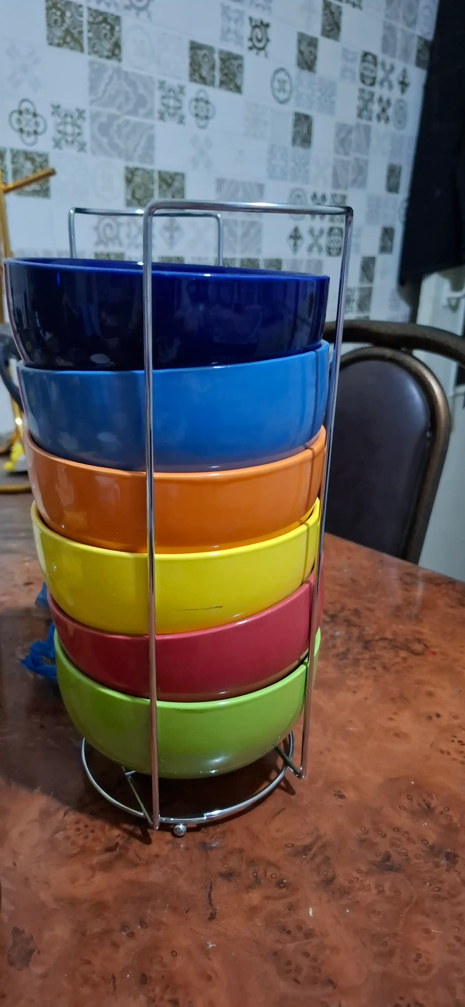 Stendli ko'p rangli kosalar to'plami, 500 ml, 6 dona