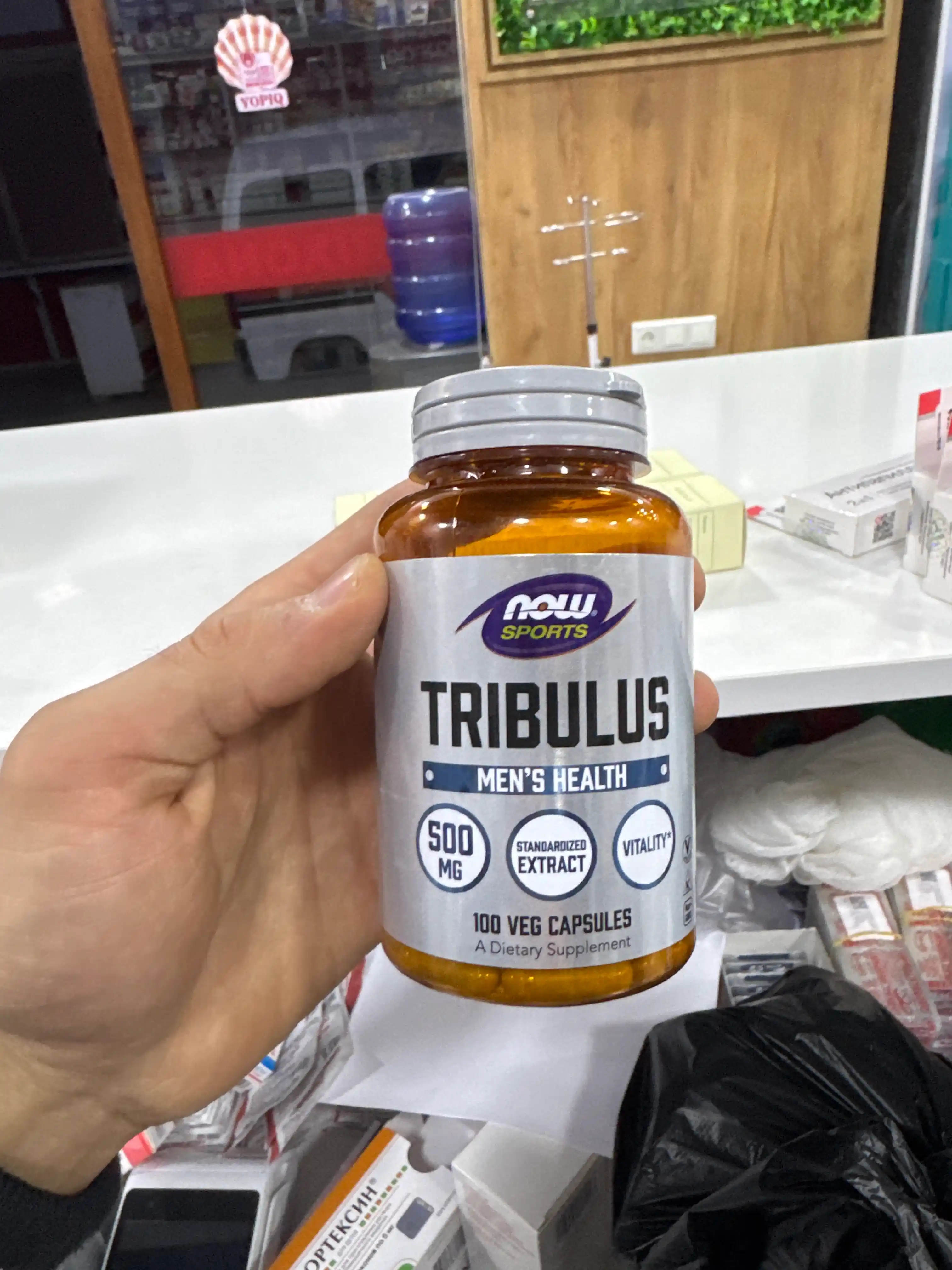 Трибулус Now Foods Tribulus 500 мг, 100 мягких капсул