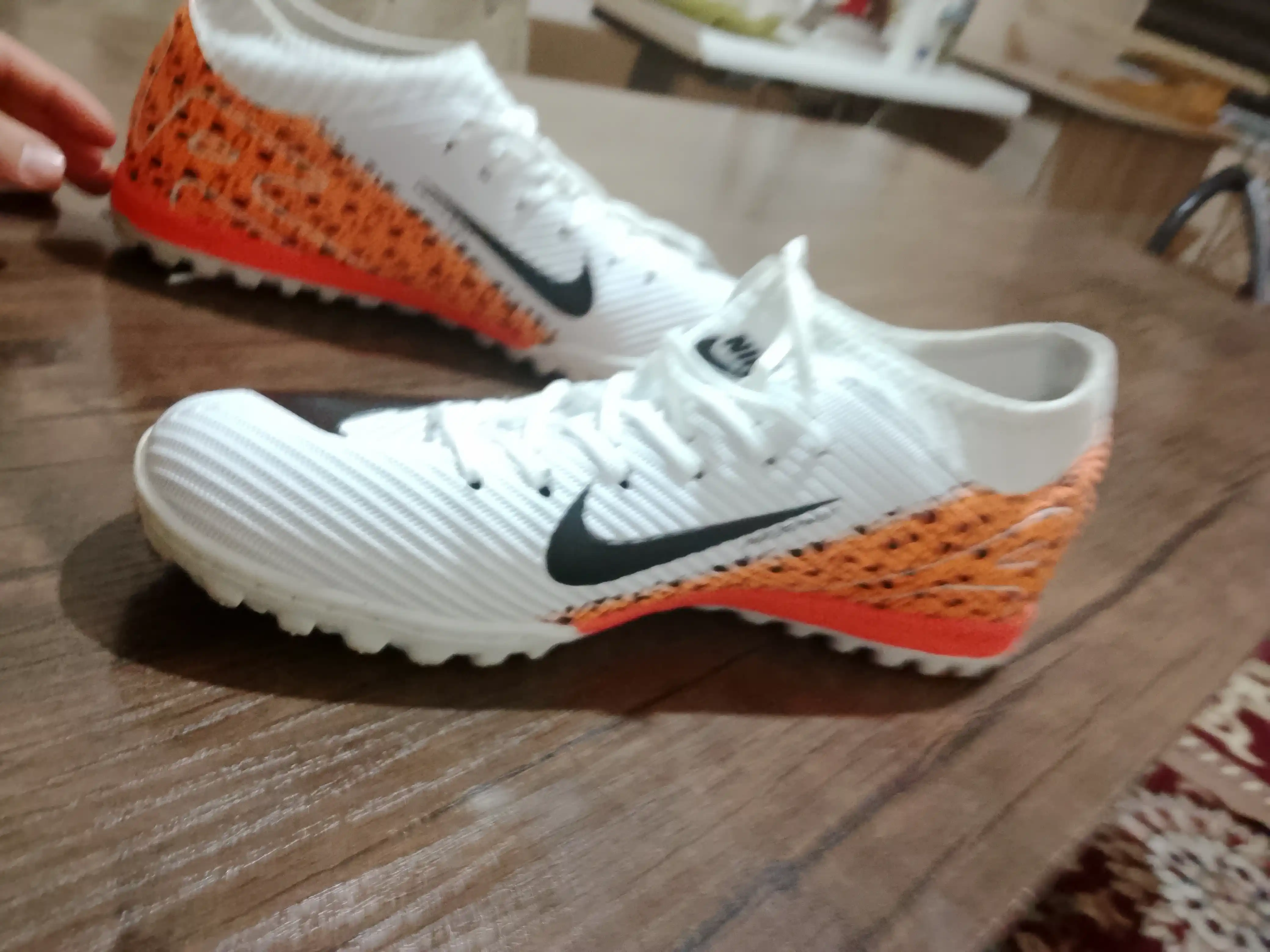 Футбольные бутсы Air Zoom, сороконожки, с манжетом и Полуманжеты, яркие цвета