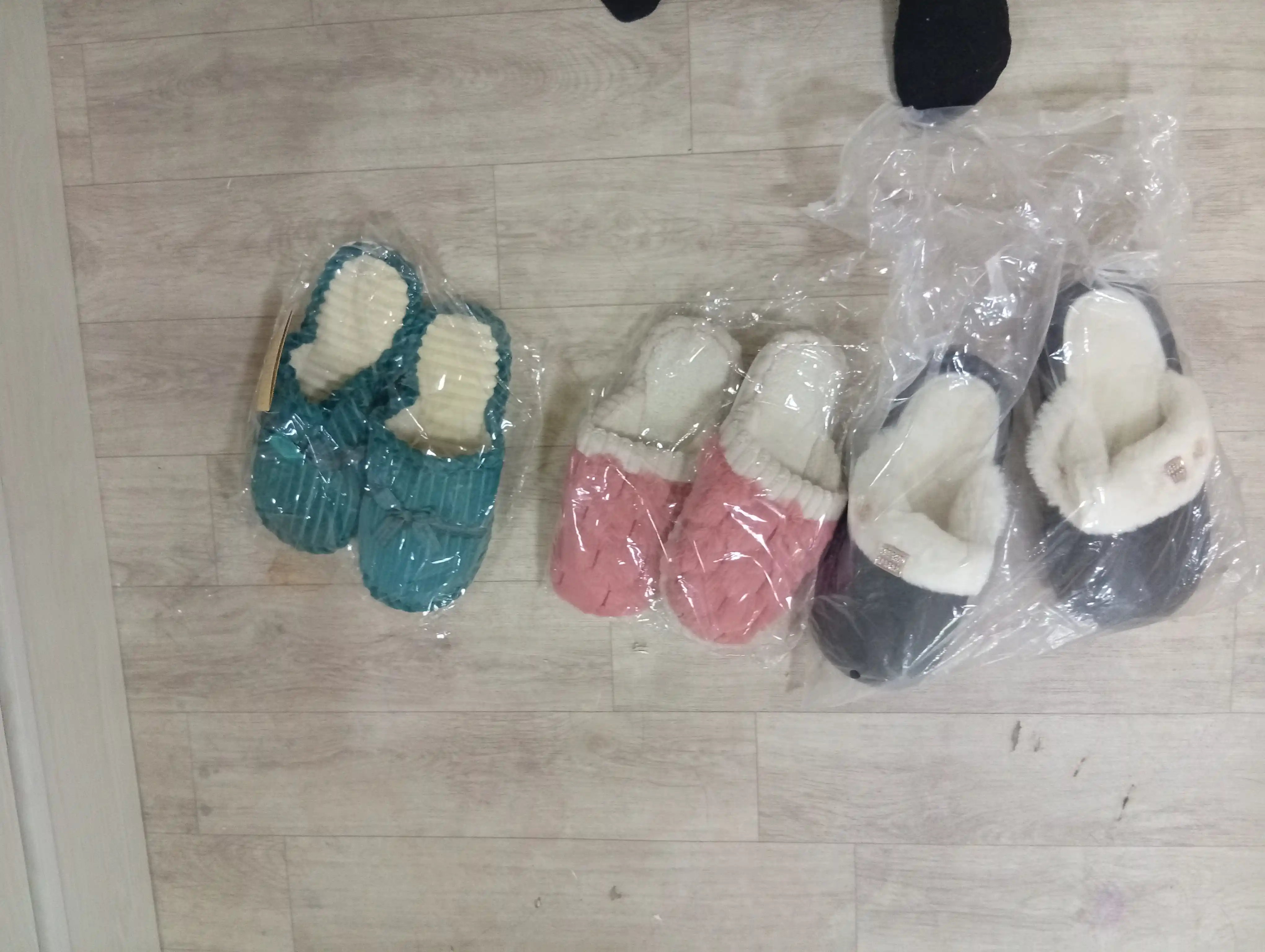 Mo'ynali issiq, ayollar uchun yopiq kroks shippaklari, 36-41